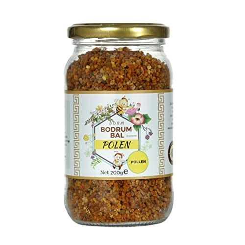 Bdrm Bodrum Bal by Özüdoğru Polen 200 G,% 100 Saf, Anadolu Poleni, Doğal Protein Mineral Vitamin Antioksidan Kaynağı, Cam Kavanoz