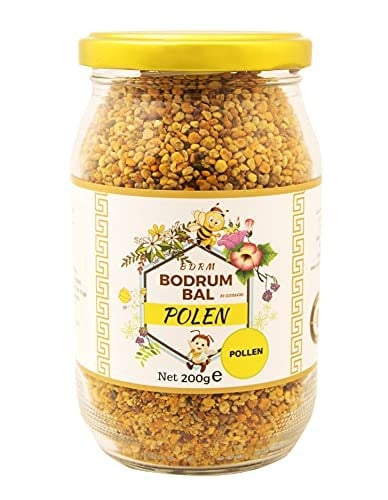Bdrm Bodrum Bal by Özüdoğru Polen 200 G,% 100 Saf, Anadolu Poleni, Doğal Protein Mineral Vitamin Antioksidan Kaynağı, Cam Kavanoz