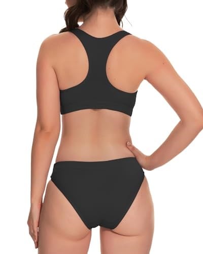 Beautikini Dönem Mayo Bikini Setleri Adet Sızdırmaz Sportif Iki Parçalı Kadın Gençler için Dönem Mayo