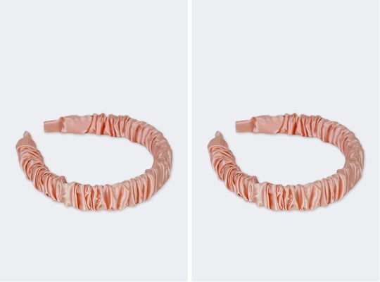 Beauty Pillow Yüzde Yüz İpek Büzgülü Taç Pembe - Seçenekler: Standart (2 paketi), Standart