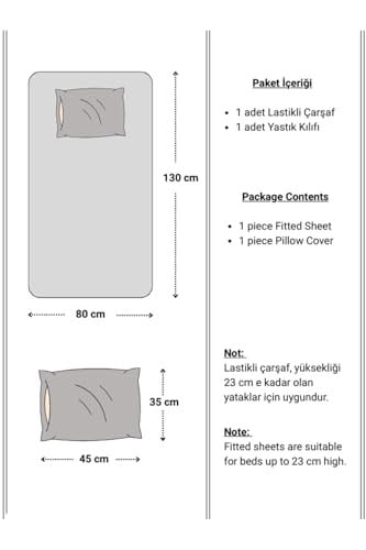 Bebek Özel%100 Pamuklu Bebek Çocuk Lastikli Çarşaf ve Yastık Kılıfı 80x130 Yeni Şirin Ayıcıklar