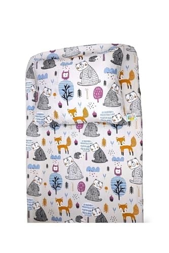 Bebek Özel%100 Pamuklu Bebek Çocuk Lastikli Çarşaf ve Yastık Kılıfı 80x130 Yeni Şirin Ayıcıklar