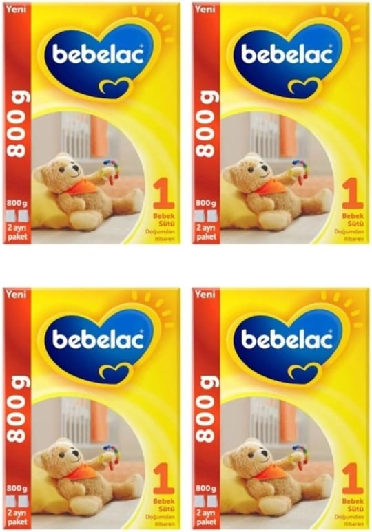 Bebelac 1 Bebek Sütü 0-6 Ay 800 gr X 4 Adet