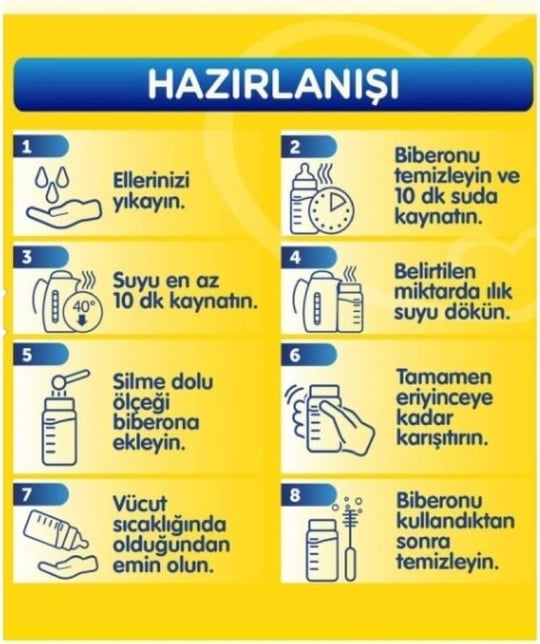 Bebelac 3 Bebek Devam Sütü 800 gr 9-12 Ay X 4 Adet