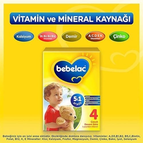 Bebelac 4 Çocuk Devam Sütü 400 g 1 Yaş+