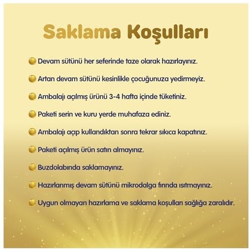 Bebelac Gold 1 Devam Sütü 0-6 Ay 800 Gr x 3 Adet 2400 Gr