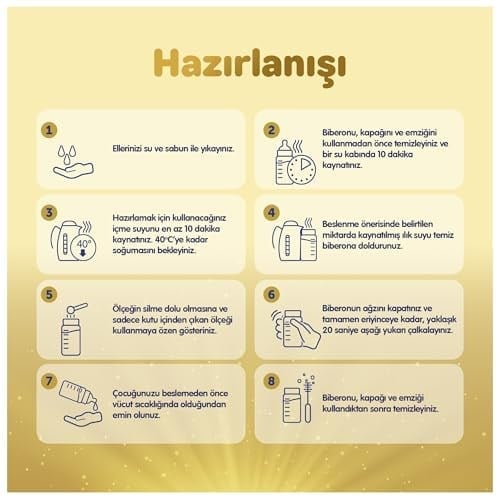 Bebelac Gold 1 Devam Sütü 0-6 Ay 800 Gr x 3 Adet 2400 Gr