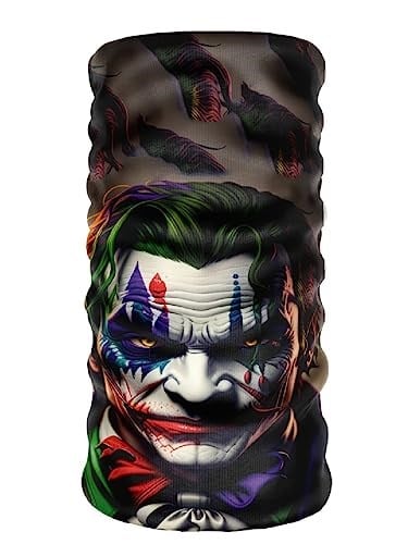 Bebo Store Extreme Spor Motor Ve Bisiklet Kullananlara Özel Desenli Buff Boyunluk Bandana Balaklava - joker-1