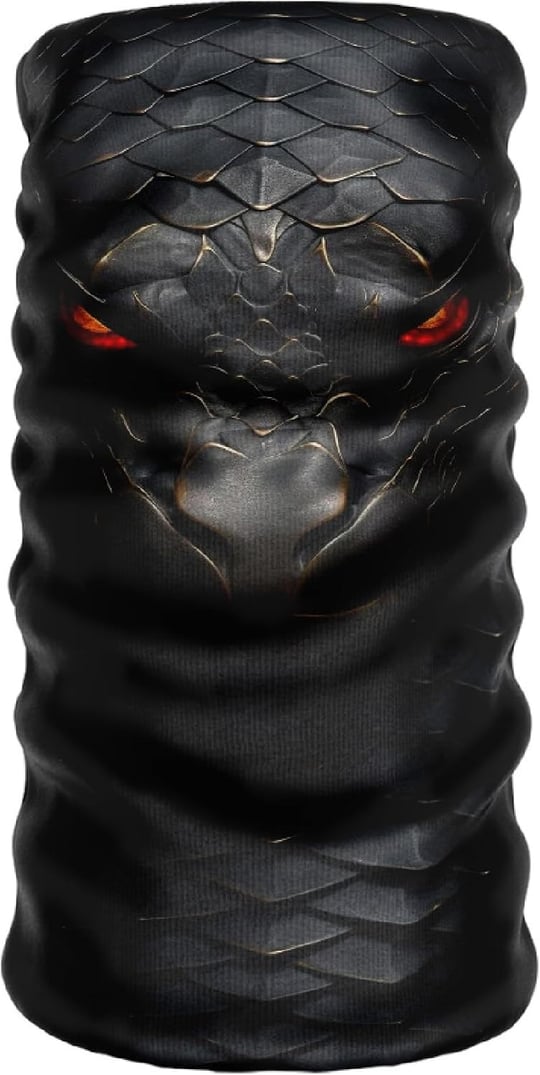 Bebo Store Extreme Spor Motor Ve Bisiklet Kullananlara Özel Desenli Buff Boyunluk Bandana Balaklava - kirmizi_goz_yilan