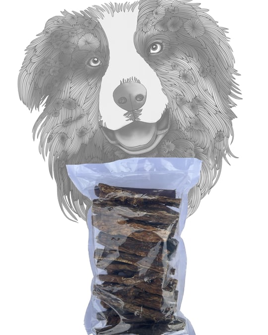 Beef Lung Stick - 250 gr Dana Akciğer Avantaj Paketi Köpek Ödül Maması