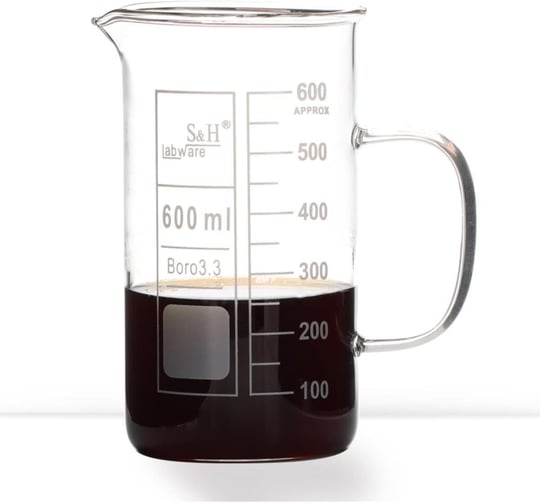 Beher Uzun Form Kulplu 600 ml