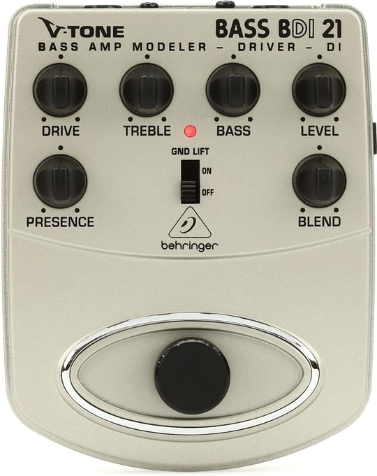 Behringer BDI21 V-Tone Profesyonel Akustik Gitar İçin Pedallı Preamfi DI-BOX