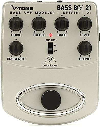 Behringer BDI21 V-Tone Profesyonel Akustik Gitar İçin Pedallı Preamfi DI-BOX