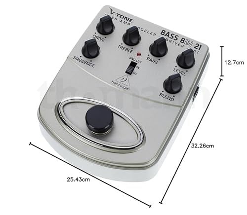Behringer BDI21 V-Tone Profesyonel Akustik Gitar İçin Pedallı Preamfi DI-BOX