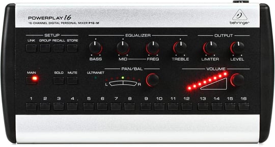 Behringer P16-M 16 Kanal Dijital Stereo Kişisel Mikser