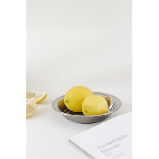 Beige & Stone Paslanmaz Çelik 15,5 Cm Çerez Kahvaltılık Tabağı