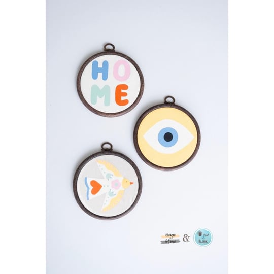 Beige & Stone X Blink Studio Colour Like Never Before Yetişkin Figürleri Kasnak Boyama Seti