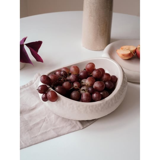 Beige & Stone X Duygu Batum Momento Stone Bowl Servis Sunum Tabağı