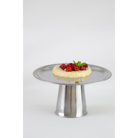 Beige & Stone Yüksek Ayaklı 18 Cm Çelik Yuvarlak Tabak Stand
