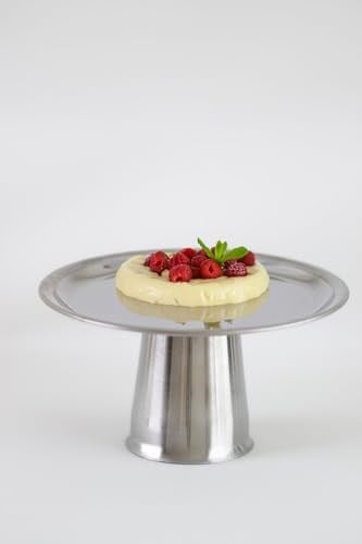 Beige & Stone Yüksek Metal Ayaklı 18 Cm Metal Dekoratif Yuvarlak Servis/Sunum Tabak Stand