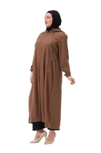 BELİN KADIN TAM BOY SPES KUMAŞ YENİ SEZON KAPÜŞONLU SPOR FERACE