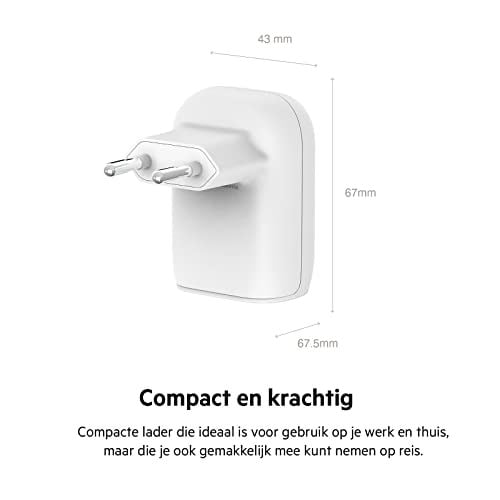 Belkin 37W 25W USB-C PD PPS+12W USB-A Şarj Cihazı