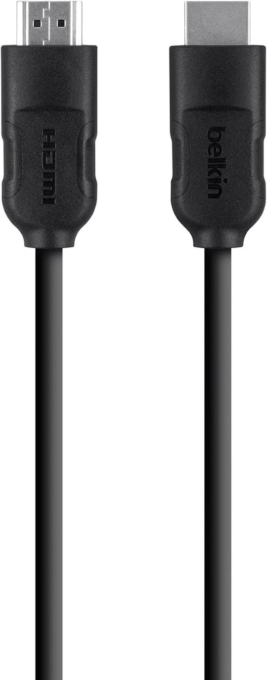 Belkin AV10168bt2M-BLK HDMI Kablosu, Belkin Amazon fire-TV ve diğer HDMI özellikli cihazlar için (4 K uyumlu), 2,4 m – siyah 6.6 Feet Siyah - Seçenekler: 6.6 Feet, 3.3, 6 m