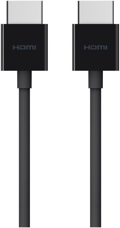 Belkin AV10168bt2M-BLK HDMI Kablosu, Belkin Amazon fire-TV ve diğer HDMI özellikli cihazlar için (4 K uyumlu), 2,4 m – siyah 6.6 Feet Siyah - Seçenekler: 6.6 Feet, 3.3, 6 m