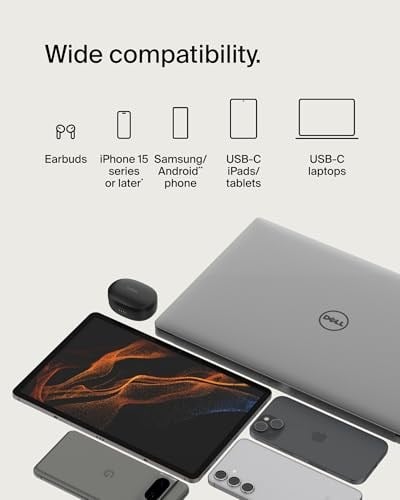 Belkin Boost Charge Örgülü USB-C, Hızlı Şarj Cihazı, USB-C Şarj Kablosu, iPhone 16, 15, Samsung Galaxy S24, S23, Pixel, iPad, MacBook,  - Seçenekler: 1,0 m, 2,0 m, Standart, USB-A - Lightning (PVC)...