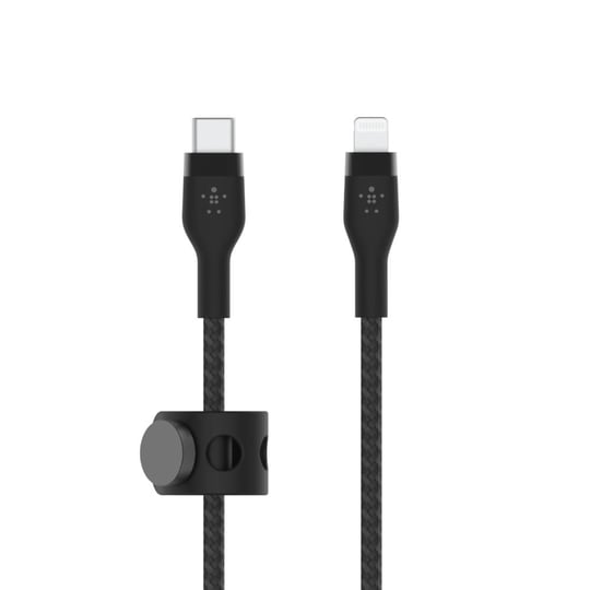 Belkin BoostCharge Pro Flex örgülü USB-C/Lightning kablosu, 1 m, MFI sertifikalı, 20 W, hızlı şarj için, PD Power Delivery ile, iPhone 14/14 Plus, 13, 12, Pro, Max, mini gibi  - Seçenekler: 1M, 2M, 3M