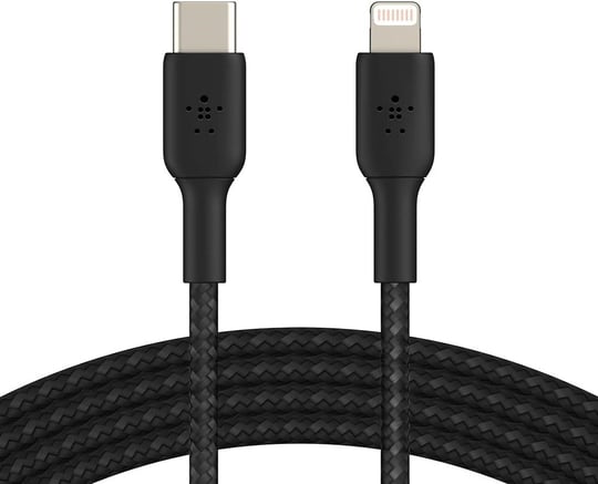 Belkin Lightning Kablosu, iPhone 15, 14, 13, 12, SE, 11, XS, XR, X,8, iPad, Airpods Pro uyumlu Boost Charge Lightning, USB Kablos - Seçenekler: 1 m, 2 m, 3 m, Kablo, Tek, Tek Kişilik, USB-C kablosu...