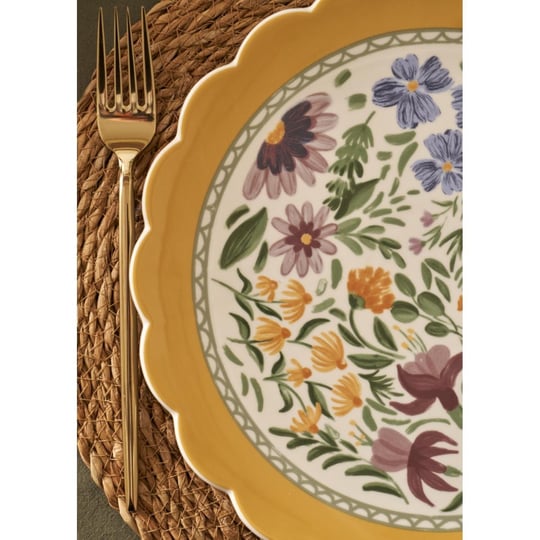 Bella Maison Bianca New Bone 6lı Servis Tabağı Seti (26 Cm)