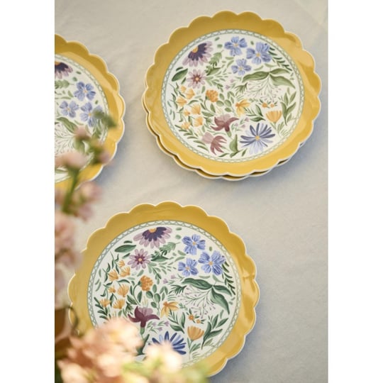 Bella Maison Bianca New Bone 6lı Servis Tabağı Seti (26 Cm)