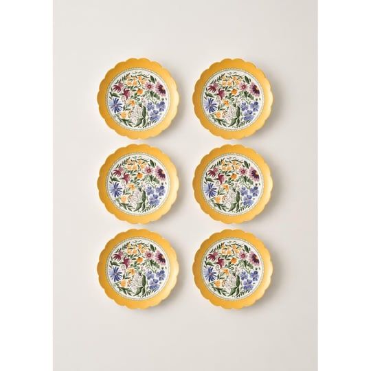 Bella Maison Bianca New Bone 6lı Servis Tabağı Seti (26 Cm)