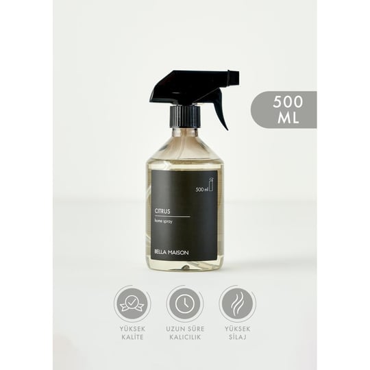 Bella Maison Citrus Oda Spreyi Siyah (500 Ml) Siyah