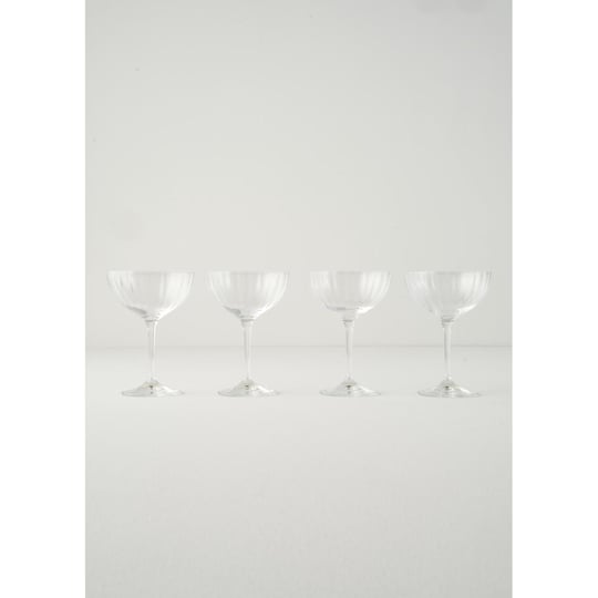 Bella Maison Columba Kristal 4lü Cup Naturel (220 Cc)