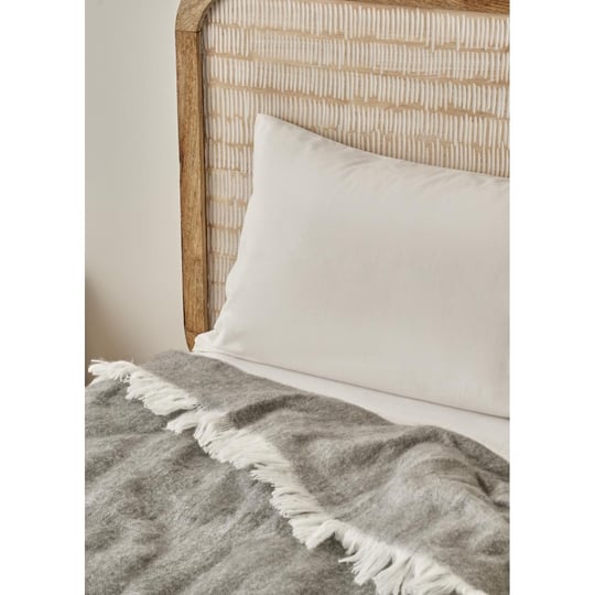 Bella Maison Cozy Akrilik Çift Kişilik Battaniye Gri (200x220 Cm) Gri