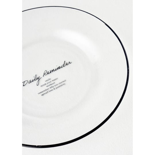 Bella Maison Daily Reminder Servis Tabağı Siyah (26 Cm) Siyah