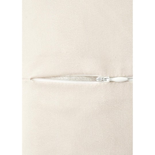 Bella Maison Daisy Volanlı Kenar Nakışlı Dekoratif Yastık Kılıfı Bej (35x50 Cm) Bej