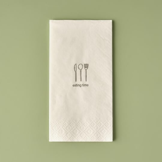 Bella Maison Eating Time 100lü Peçete Beyaz (33x33 Cm)