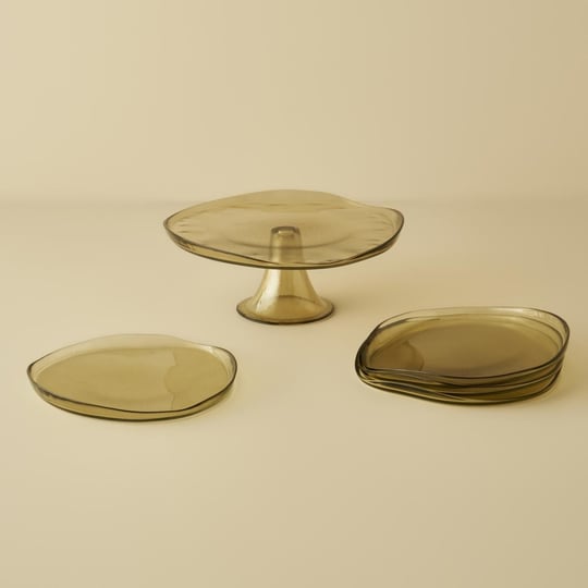 Bella Maison Geo Pasta Tabağı 4lü Yeşil (21 Cm)