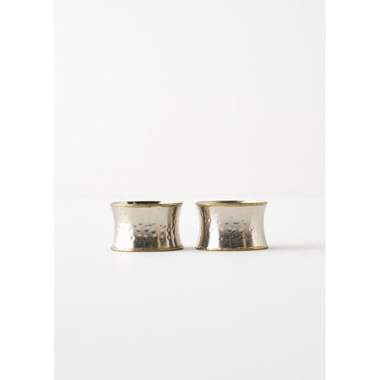 Bella Maison Lara 2'li Peçete Halkası Siver (4,5x3,5 Cm) Silver