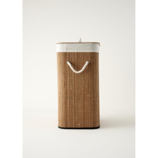 Bella Maison Lovel Bambu Çamaşır Sepeti Naturel (40x30x61 Cm) Naturel