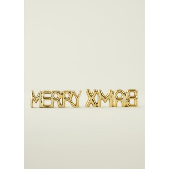 Bella Maison Merry Dekoratif Obje Gold (18x2x6 Cm) Gold
