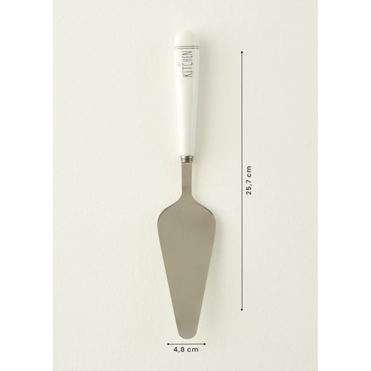 Bella Maison My Kitchen Çelik Spatula Beyaz (25,7x4,8x1,3 Cm) Beyaz