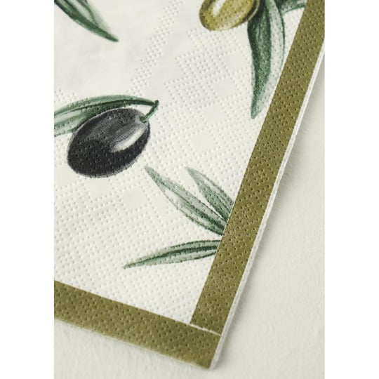 Bella Maison Olive 40lı Kağıt Peçete (33x33 Cm)