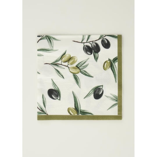 Bella Maison Olive 40lı Kağıt Peçete (33x33 Cm)