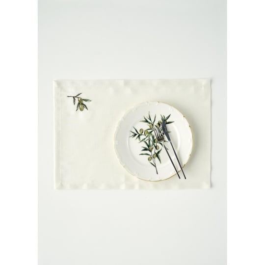 Bella Maison Olive Amerikan Servis Krem (35x45 Cm) Krem