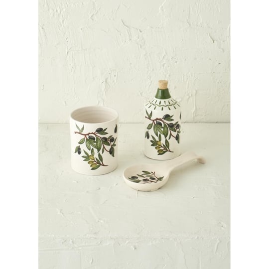 Bella Maison Olive Kirli Kaşıklık Beyaz (11,5x24 Cm) Beyaz