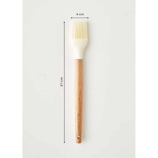 Bella Maison Olivia Silikon Fırça Krem (27x4x2 Cm) Krem